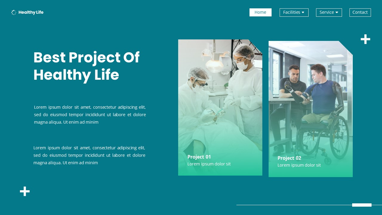 Healthy Life - Health Google Slide Templates, Presentation Templates