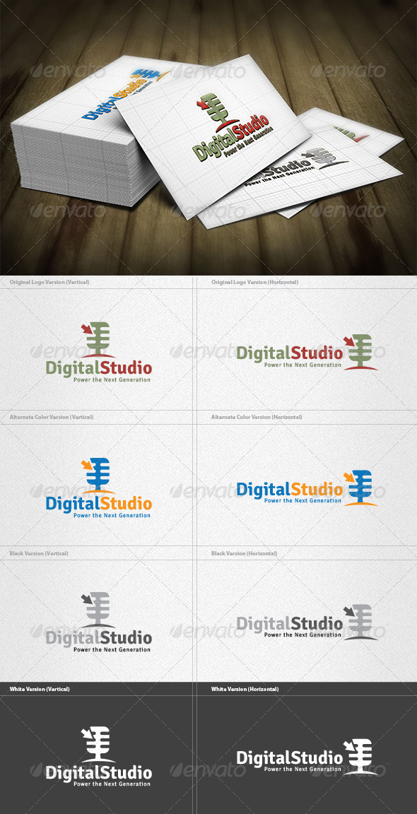 Digital Studio Logo - Symbols Logo Templates