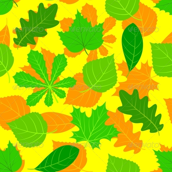 Seamless Autumn Background - Backgrounds Decorative