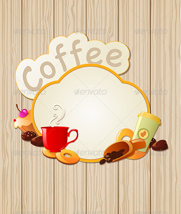 Coffee Label - Food Objects