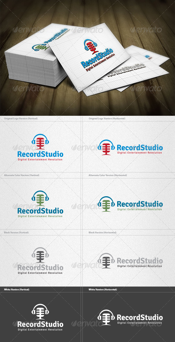 Record Studio Logo - Objects Logo Templates