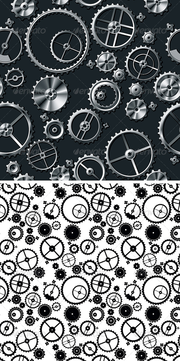 Metal Gears - Patterns Decorative