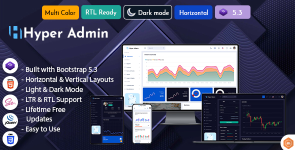 Hyper - Responsive Admin Dashboard Template