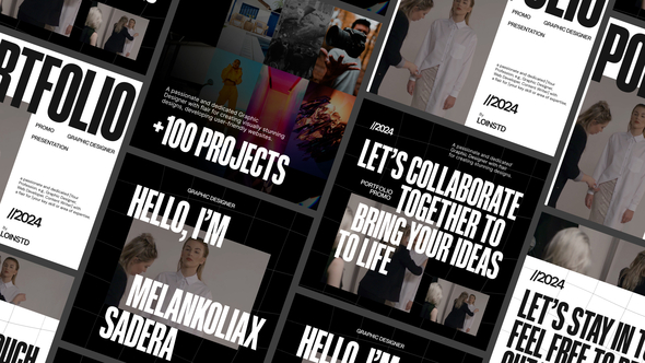 Portfolio Promo Post Pack Product Promo template preview