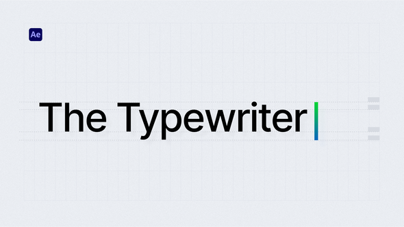 The Typewriter Titles template preview