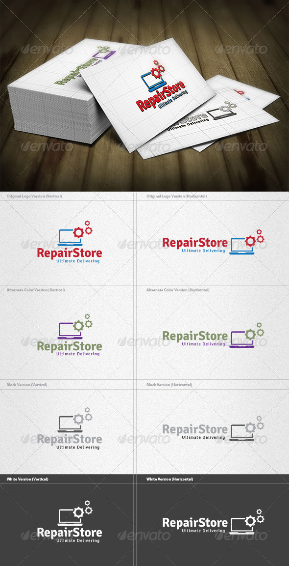 Repair Store Logo - Objects Logo Templates