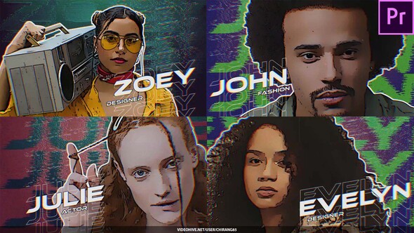 Modern Opener Freeze Frame For Premiere Pro Premiere Pro template preview