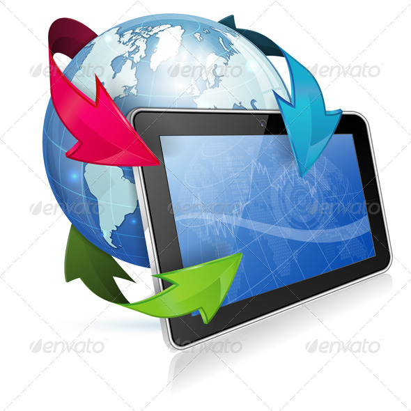 Concept - Internet News - Web Technology