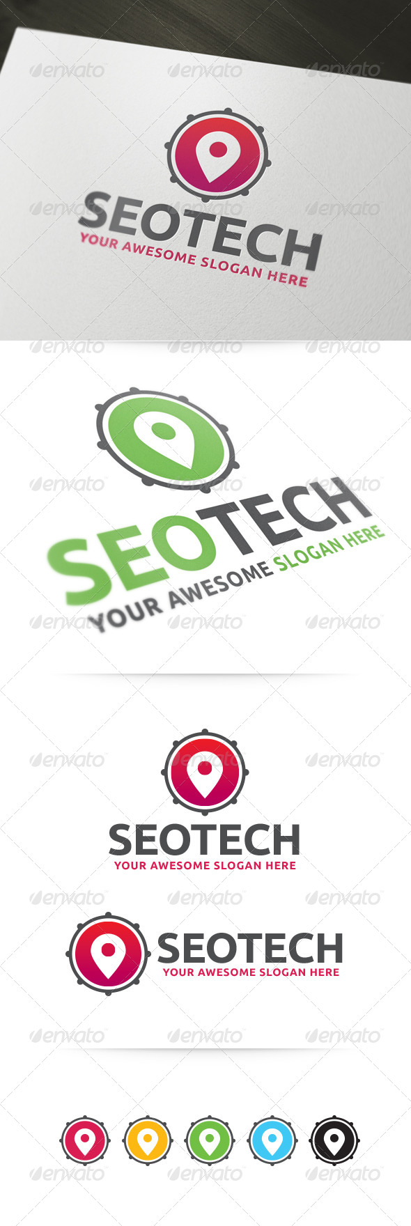 Seo Tech Logo - Symbols Logo Templates