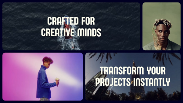 Stylish Modern Multiscreen Slideshow Openers template preview
