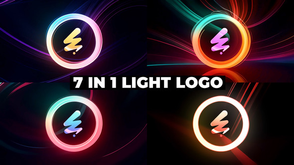 Light Circle Logo Reveal Logo Stings template preview