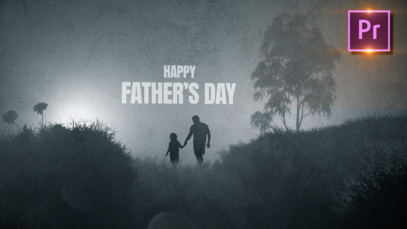 Happy Fathers Day Premiere PRO Premiere Pro template preview