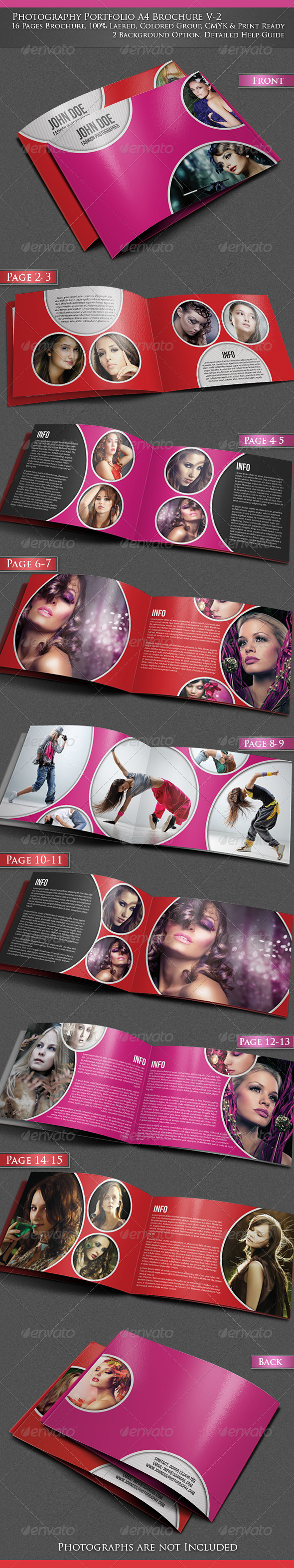 Photography Portfolio A4 Brochure -V2 - Portfolio Brochures