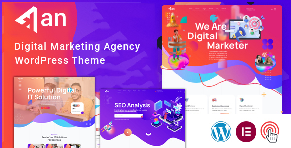 kan – Digital Marketing Agency WordPress Theme