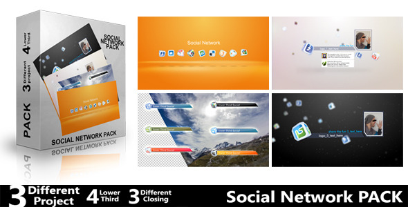 Social Network PACK - VideoHive 4202972