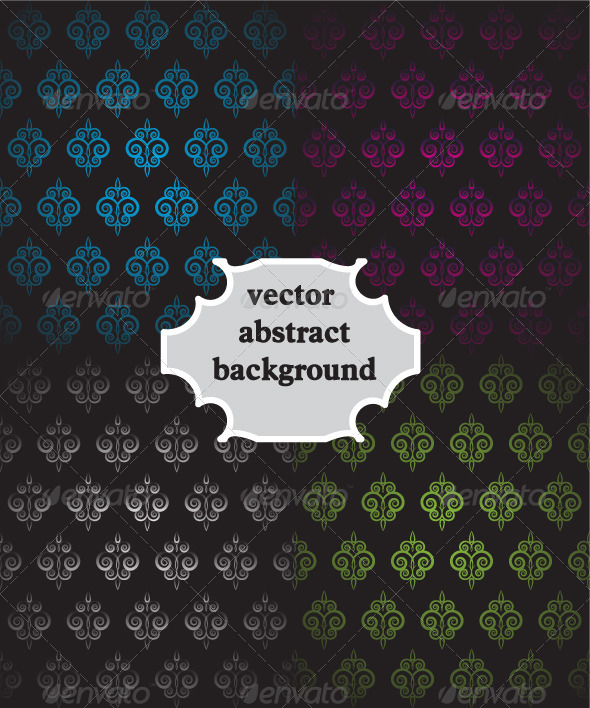 Vintage Colorful Vector Backgrounds - Backgrounds Decorative
