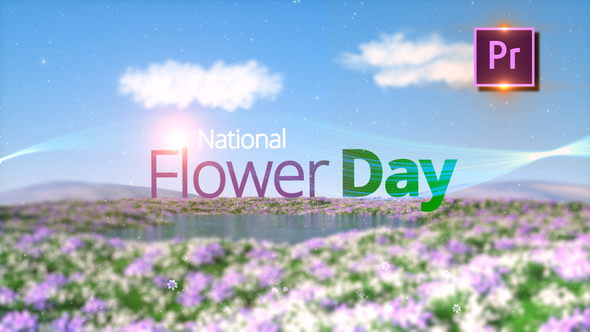 Flower Day Opener PRO Premiere Pro template preview