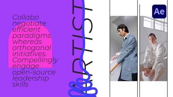 Vivid Shapes Corporate Intro Openers template preview