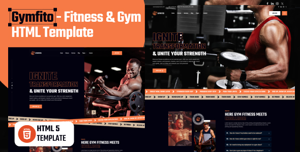 Gymfito - Fitness & Gym HTML Template