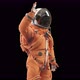 Astronaut Rising Hand Medium Shot - VideoHive Item for Sale