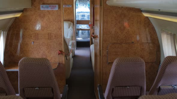 Business Class of Aircraft Cabin of the Times of the USSR alt