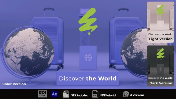 Adventure Awaits Intro Logo Stings template preview