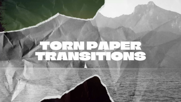 Torn Paper Transitions Elements template preview