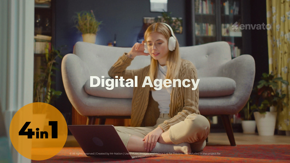 Digital Agency Promo Opener 4 in 1 Openers template preview