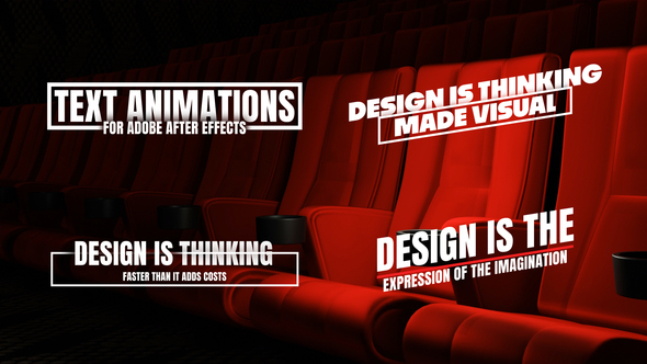 Text Animations Titles template preview