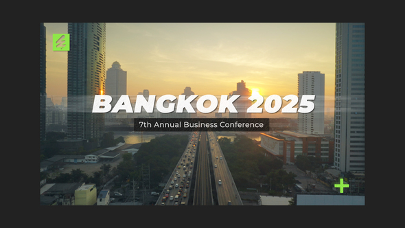 Minimal Conference Promo Openers template preview