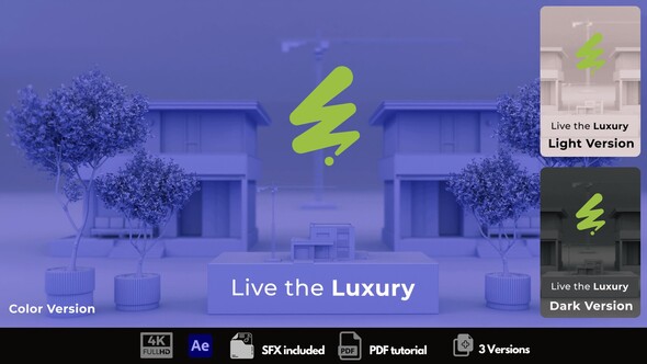Luxury Real Estate Logo Stings template preview