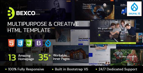 Bexco – Creative Multipurpose Drupal 11 Theme