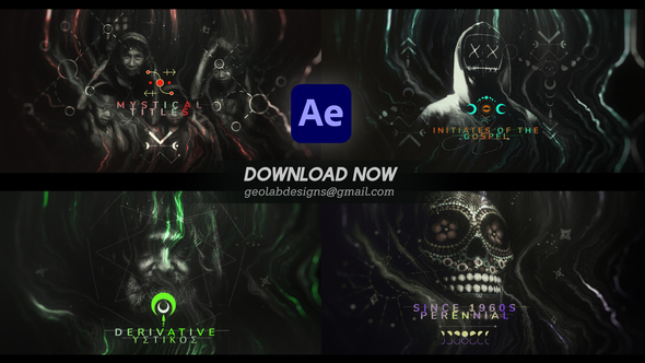 Mystical Slideshow l Cinematic Slideshow Video Displays template preview