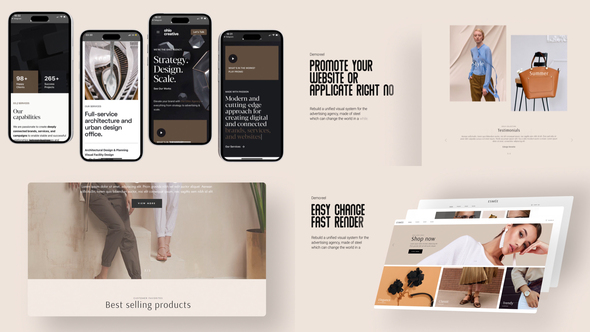 Clean Website Promo Product Promo template preview