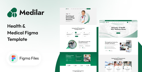 Medilar - Medical & Health Figma Template