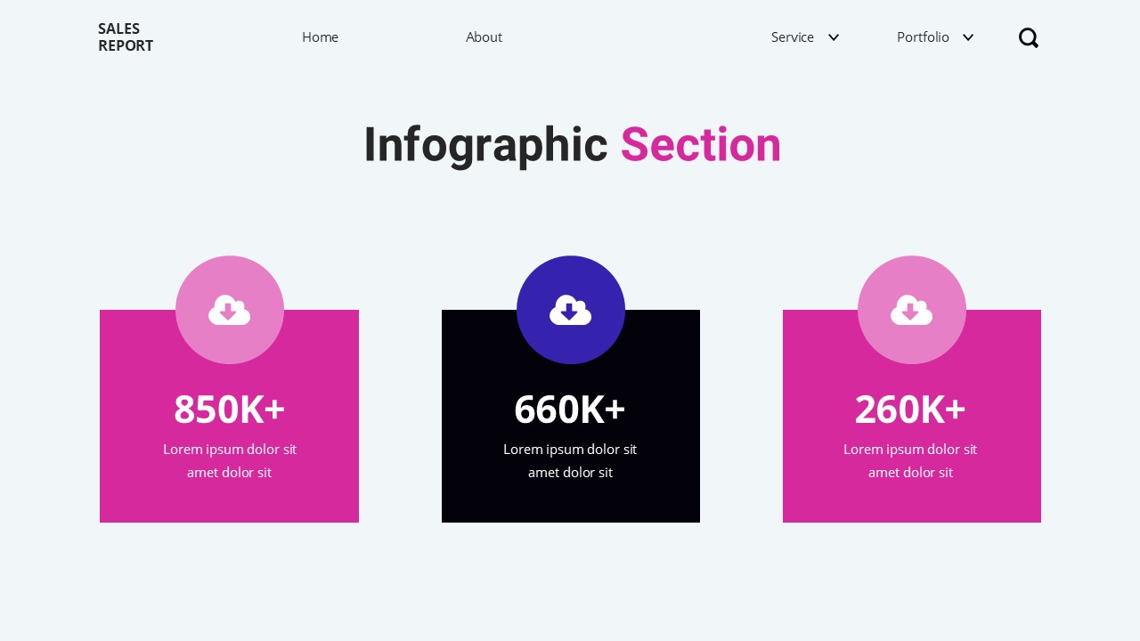 Sales Report - Business Powerpoint Templates, Presentation Templates