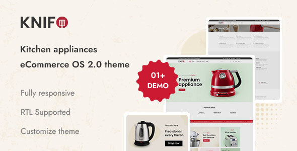 Knifo – Shopify 2.0 Kitchen Appliances Store Theme