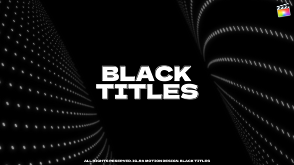 Black Titles | FCPX