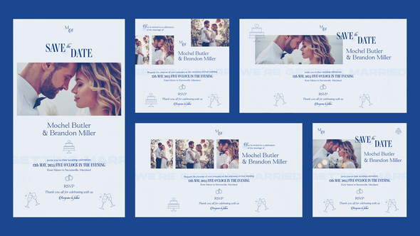 Vienna Wedding Invitation Openers template preview