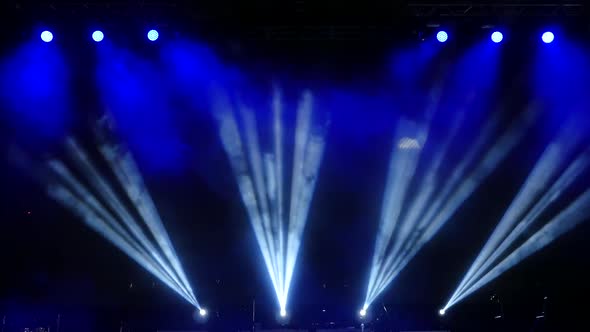Stage Lights Raise The Beams Up 4