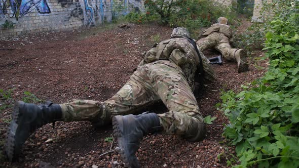 Elite Squad Sneaking Up on the Enemy Territory alt