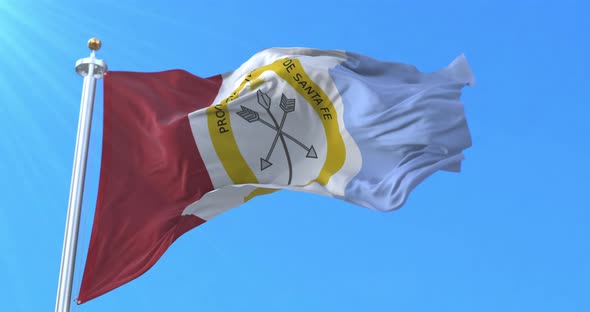 Santa Fe Province Flag, Argentina alt
