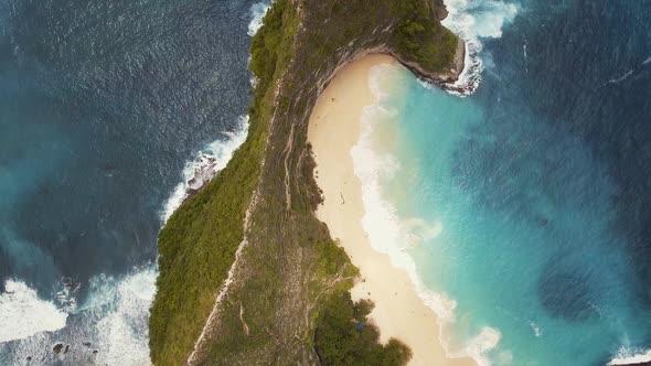 Aerial Sea Cliff