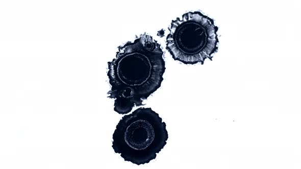 Abstract Ink Drops On Wet Paper alt