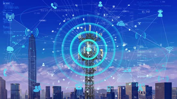 Signal Receiving And Transmitting Of Mobile Communication 5g Network Base Station