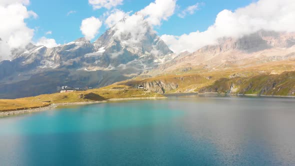 Beautiful Mountain Lake Near Matterhorn