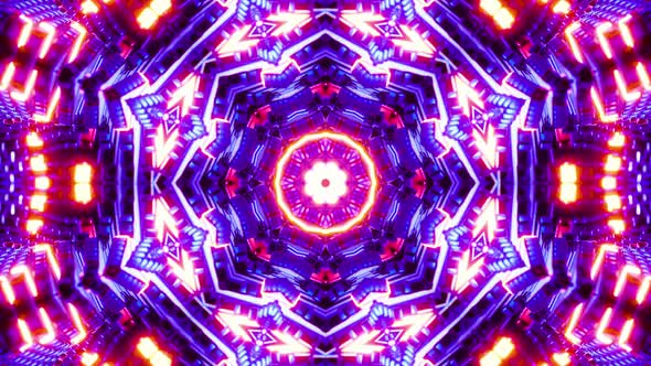 Red Blue Neon Motion Background Vj Loop alt