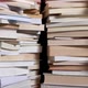 Stack Of Books In Library - VideoHive Item for Sale
