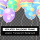 Isolated Balloons Frame - VideoHive Item for Sale