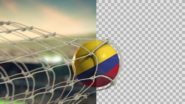 Soccer Ball Scoring Goal Day - Colombia